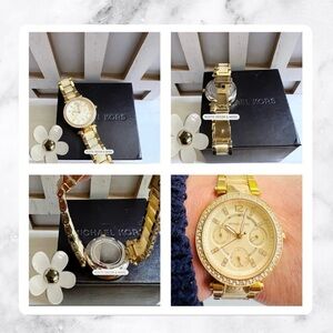 Michael Kors Gold-Tone
Women's Watch with Crystal
Accents